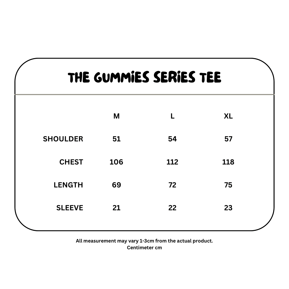 The Gummies Tee • JelleyMelon